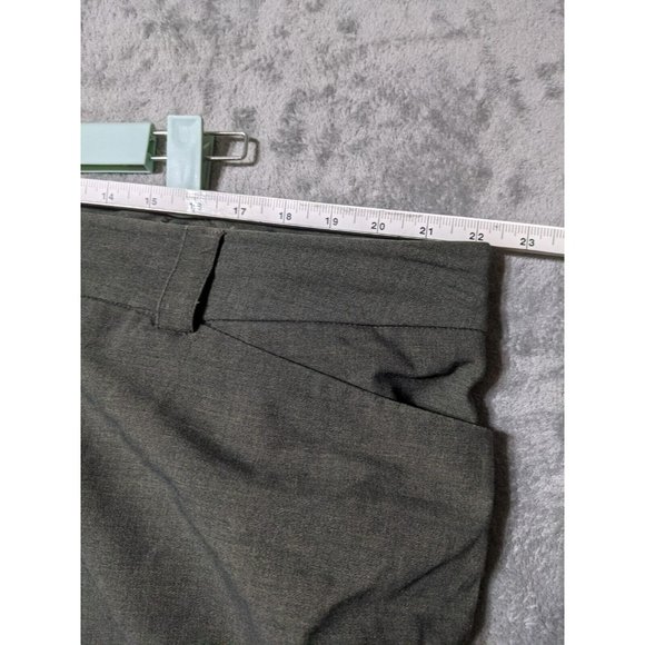 LANE BRYANT Women Dress Pants Solid Green Straight Leg Flat Front SIZE 22 - Picture 12 of 12